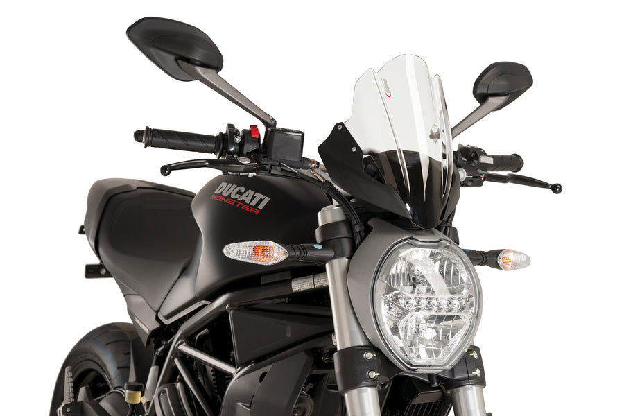 DUCATI MONSTER 821 DARK [2016] – sportsskjerm – gjennomsiktig