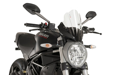 DUCATI MONSTER 821 DARK [2016] – sportsskjerm – gjennomsiktig