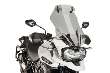TIGER EXPLORER/XC/XR/XRX/XRT - PUIG turskjerm med spoiler | Tonet | PUIG 8916H