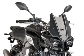 TRIUMPH BONNEVILLE T 120 BLACK [2025] - PUIG turskjerm | Karbonlook | PUIG 8917C