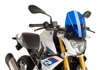TRIUMPH BONNEVILLE T 120 BLACK [2025] - Ny generasjon sportsfrontrute | Blå | PUIG 8920A
