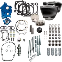 Harley-Davidson Fxlrs 1923 ABS [2026] - 129" Power Package Motorleistungs-Kit – Oberfläche: Schwarz, Hervorgehobene Lamellen – Merkmal: Schwarze Stößelstangenrohre – Bild 7