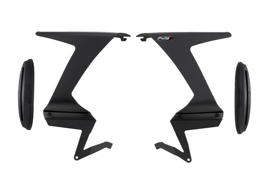 KAWASAKI ZX-6R NINJA [2025] – Race Side Spoiler – Matt svart
