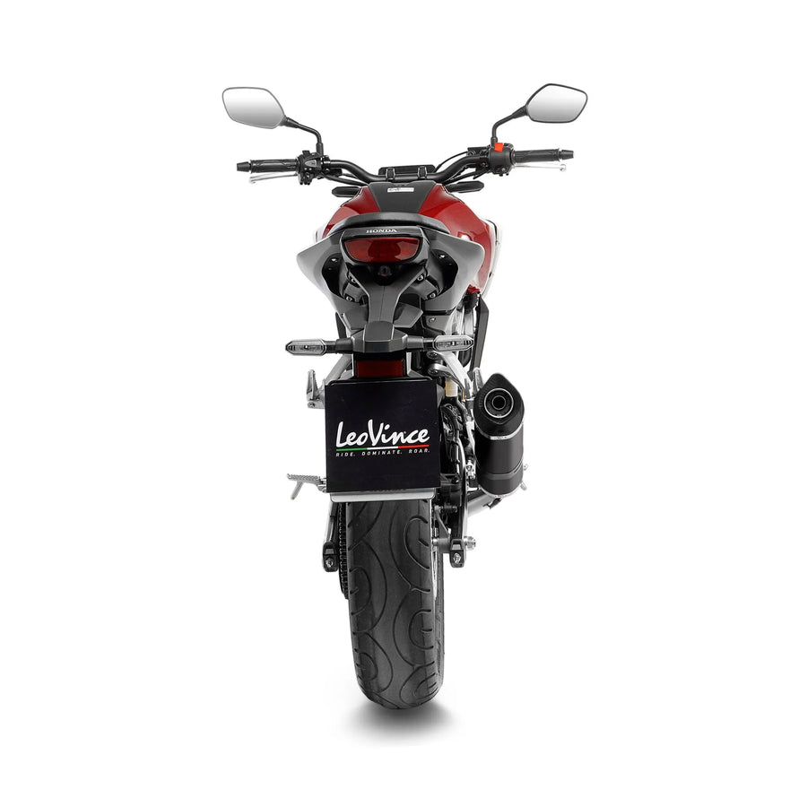 honda cb 125 [LEOVINCE] – LV One Evo Black Edition komplett eksosanlegg