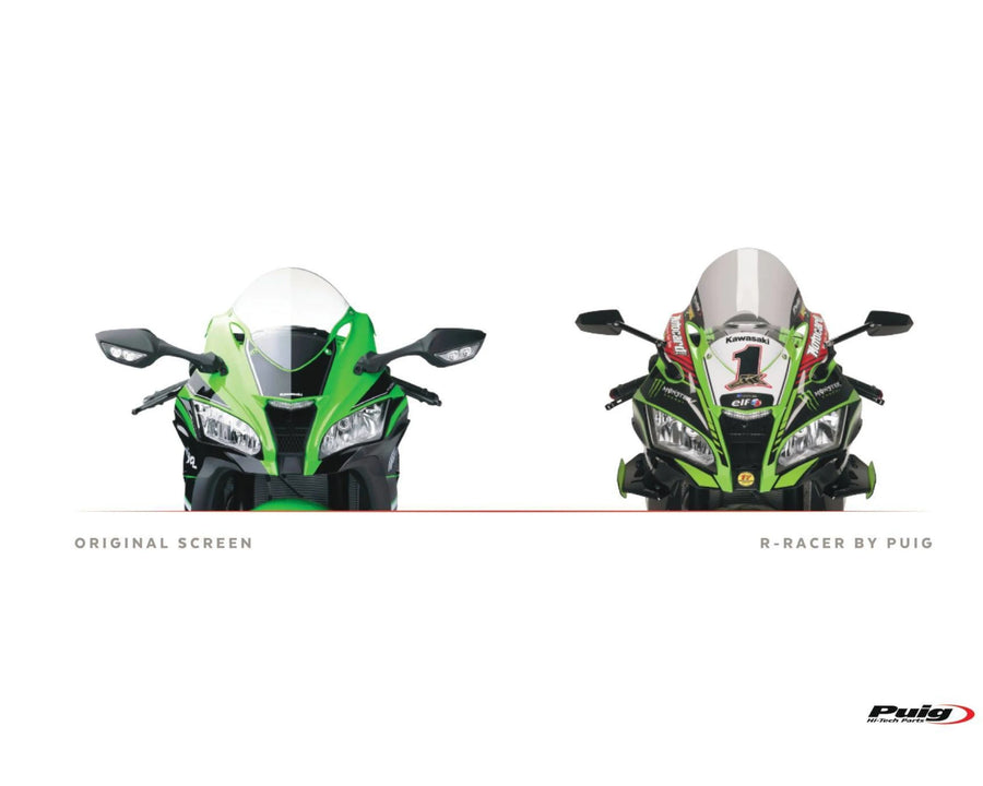 KAWASAKI ZX-10RR NINJA PERFORMANCE [2018] – R-Racer-skjerm – tonet