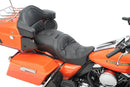 harley davidson touring [DRAG SPECIALTIES] – 2-delt skinnsete, ryggstøtte kompatibel, touring-6