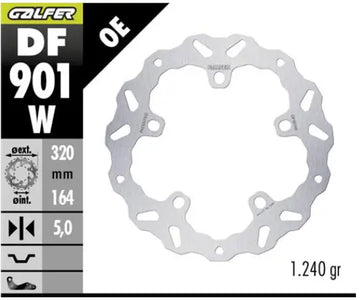 Harley-Davidson FLHX 1923 Street Glide 117 [2024-2025] – BRAKE DISC FIXED WAVE – Bilde 1