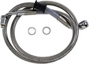 harley davidson flde [DRAG SPECIALTIES] - Forlenget bremselinje i rustfritt stål-1