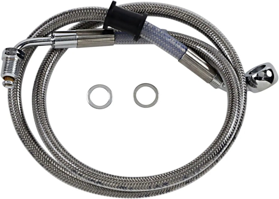 harley davidson flfb [DRAG SPECIALTIES] – Forlenget bremselinje i rustfritt stål