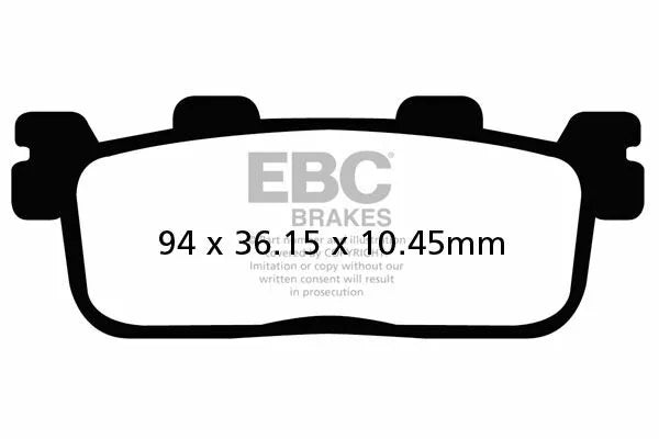 Yamaha DT 125 [EBC] -sfa-HH-serien Roller Sinter Metal Brake Pads