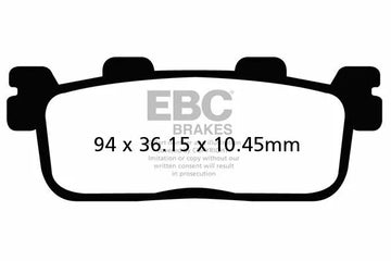 Yamaha DT 125 [EBC] -sfa-HH-serien Roller Sinter Metal Brake Pads