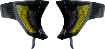 harley-davidson road glide st [CUSTOM DYNAMICS] – Shark Demon® integrerte blinklysventiler foran