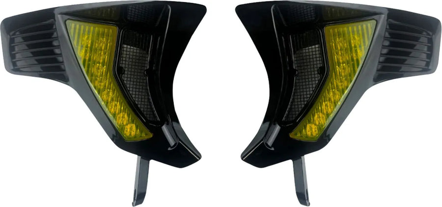 harley-davidson road glide st [CUSTOM DYNAMICS] – Shark Demon® integrerte blinklysventiler foran
