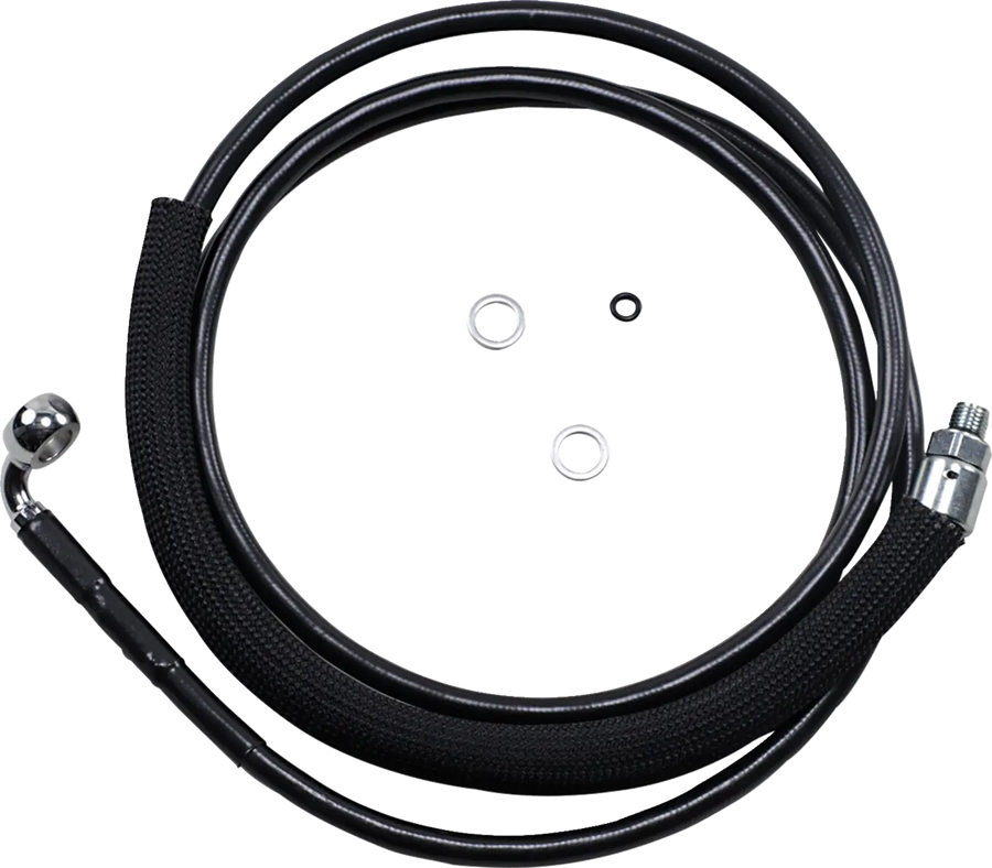 harley davidson fltr [DRAG SPECIALTIES] - Hydraulisk clutchlinje i rustfritt stål