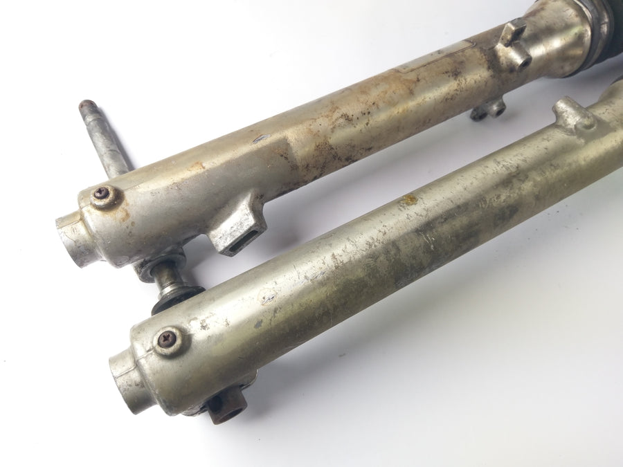 Yamaha XT 550 5y3 - Front Fork med hjulaksel 35mm