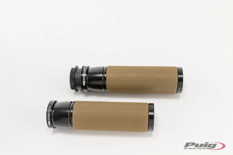 KAWASAKI Z 125 [2025] – Vintage Grips – Svart