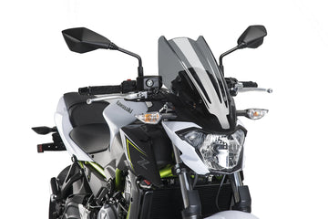 KAWASAKI Z 650 [2019] - PUIG New Generation Touring Frontrute | Sterkt tonet | PUIG 9369F