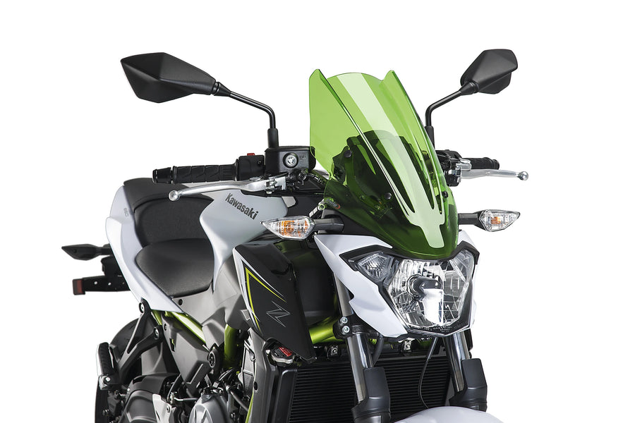 KAWASAKI Z 650 [2019] - PUIG New Generation Touring Frontrute | Grønn | PUIG 9369V