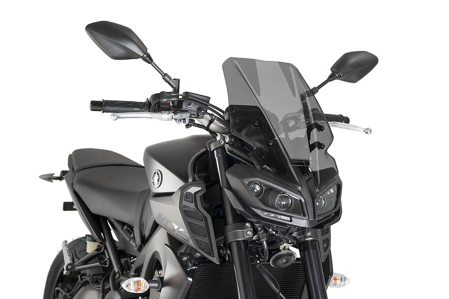 YAMAHA MT-09 SP [2020] - New Generation Touring Windshield | Sterkt tonet | PUIG 9377F