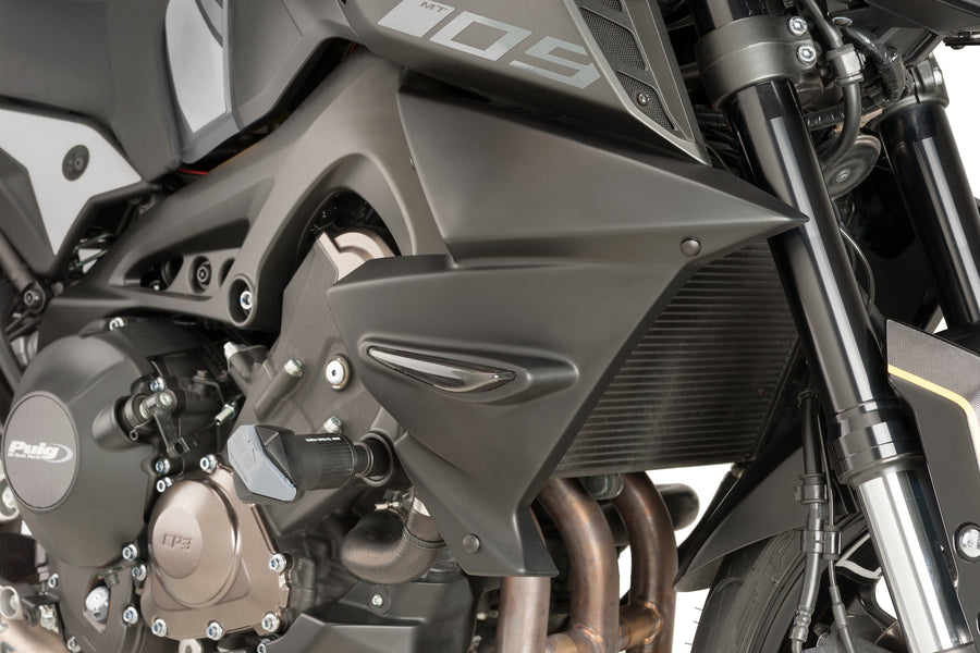 YAMAHA MT-09 SP [2020] – Radiatorhette – Mattsvart