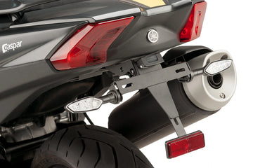 YAMAHA TMAX/DX/SX [2017-2018] - Nummerskiltholder | Svart | PUIG 9468N