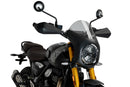 TRIUMPH SCRAMBLER 400X [2025] – Retro Fairing Screen – Svart-3