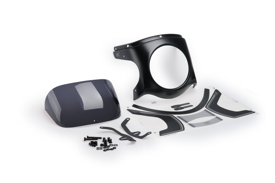 TRIUMPH BONNEVILLE SPEEDMASTER [2025] – Retro Fairing Screen – Svart