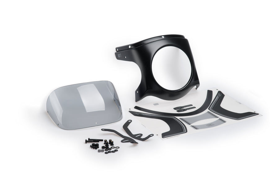 TRIUMPH BONNEVILLE SPEEDMASTER [2025] – Retro Fairing Screen – Svart