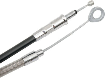 harley davidson flhrxs [DRAG SPECIALTIES] - Svært effektiv clutchkabel laget av flettet rustfritt stål - 0