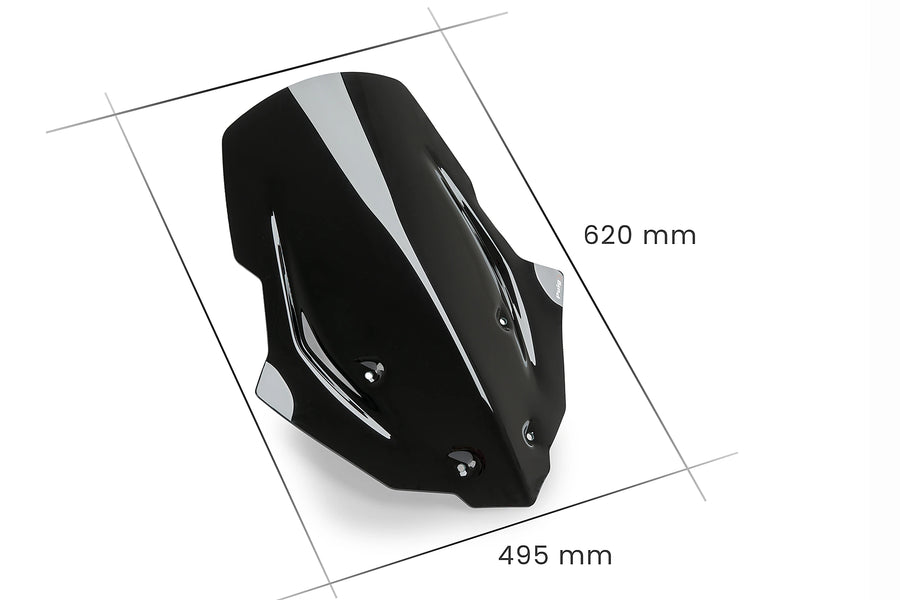 TRIUMPH BONNEVILLE T 120 BLACK [2025] - turnéskjerm | Svart | PUIG 9613N