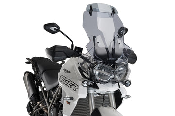 TIGER 800 XC/XR/XRX/XRT/XCX/XCA - turskjerm med visir | Tonet | PUIG 9658H