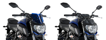 TRIUMPH BONNEVILLE T 120 BLACK [2025] - Ny generasjon sportsfrontrute | Blå | PUIG 9666A