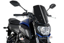 YAMAHA MT-07 [2020] - New Generation Touring Windshield | Svart | PUIG 9667N
