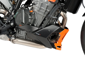 KTM 890 DUKE R [2025] - PUIG frontspoiler | Matt svart | PUIG 9669J