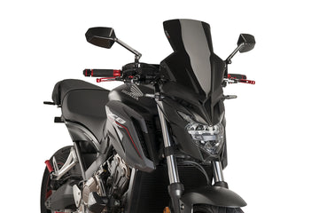 HONDA CB 650 F [2018] - Ny generasjon sportsfrontrute | Svart | PUIG 9687N