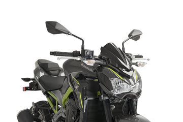KAWASAKI Z 900 [2019] - Ny generasjon sportsfrontrute | Svart | PUIG 9689N