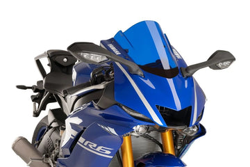YAMAHA YZF-R6 RACE [2025] - PUIG Z-Racing skjerm | Blå | PUIG 9723A