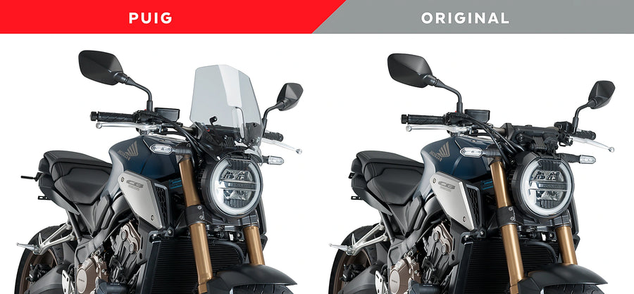 TRIUMPH BONNEVILLE T 120 BLACK [2025] - Ny generasjon sportsfrontrute | Tonet | PUIG 9748H