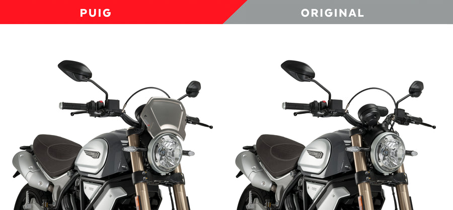 DUCATI SCRAMBLER 1100 DARK PRO [2025] – ALU frontplate – svart