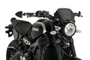 YAMAHA XSR 900 [2021] - Frontpanel i aluminium | Svart | PUIG 9806N