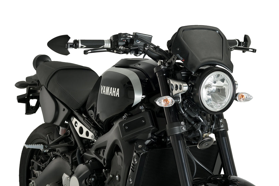 YAMAHA XSR 900 [2021] - Frontpanel i aluminium | Svart | PUIG 9806N