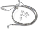 harley davidson flhtc [DRAG SPECIALTIES] - Forlenget bremselinjesett i rustfritt stål-3