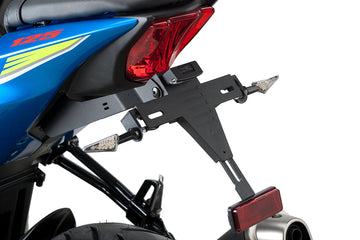SUZUKI GSX-S125 / GSX-R125 [2017-2018] - Nummerskiltholder | Svart | PUIG 9958N