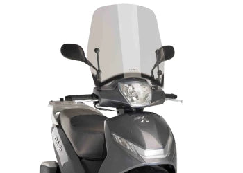PEUGEOT BELVILLE 125 ACTIVE [2023] – Urban scooterskjerm – Gjennomsiktig