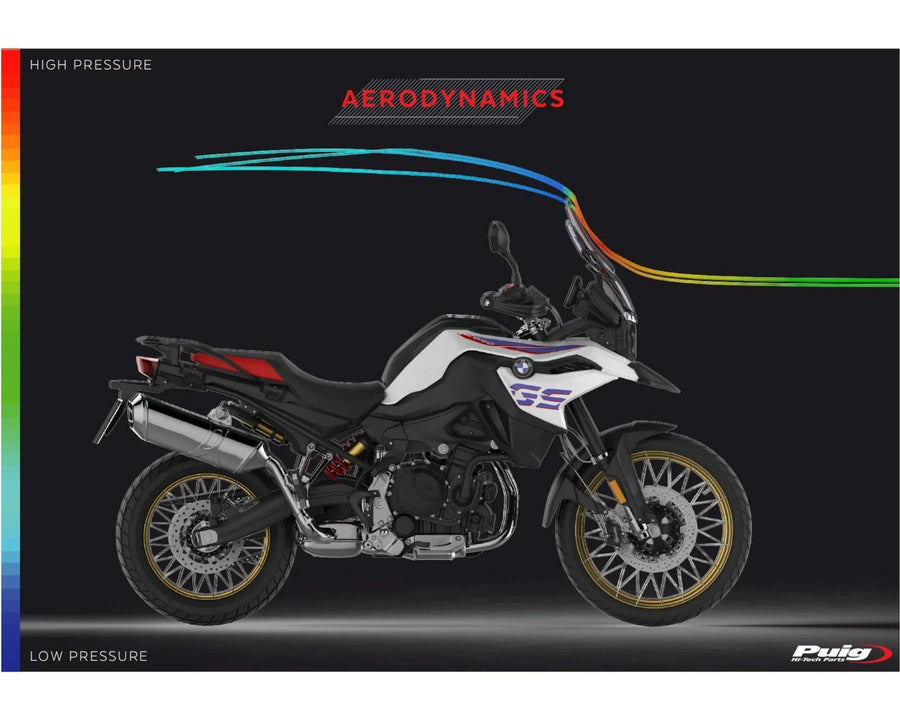 BMW F 750 GS [2024] – Justerbar frontrute – kraftig tonet