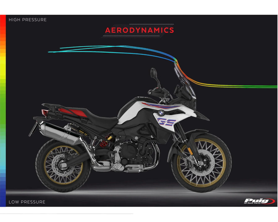 BMW F 750 GS [2024] – Justerbar frontrute – kraftig tonet
