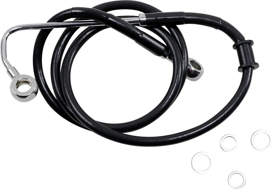 harley davidson flstc [DRAG SPECIALTIES] - Forlenget bremselinje i rustfritt stål