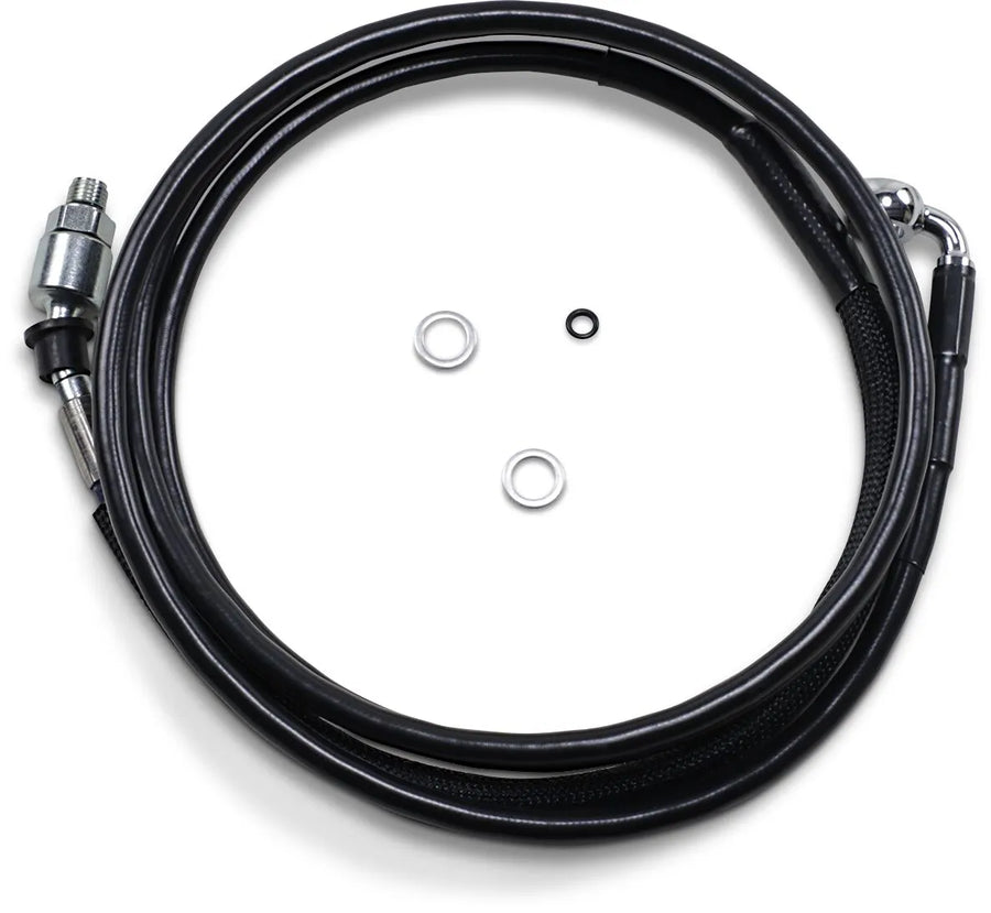 harley davidson fltr [DRAG SPECIALTIES] - Hydraulisk clutchlinje i rustfritt stål