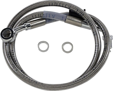 harley-davidson street bob [DRAG SPECIALTIES] – Forlenget bremselinje i rustfritt stål