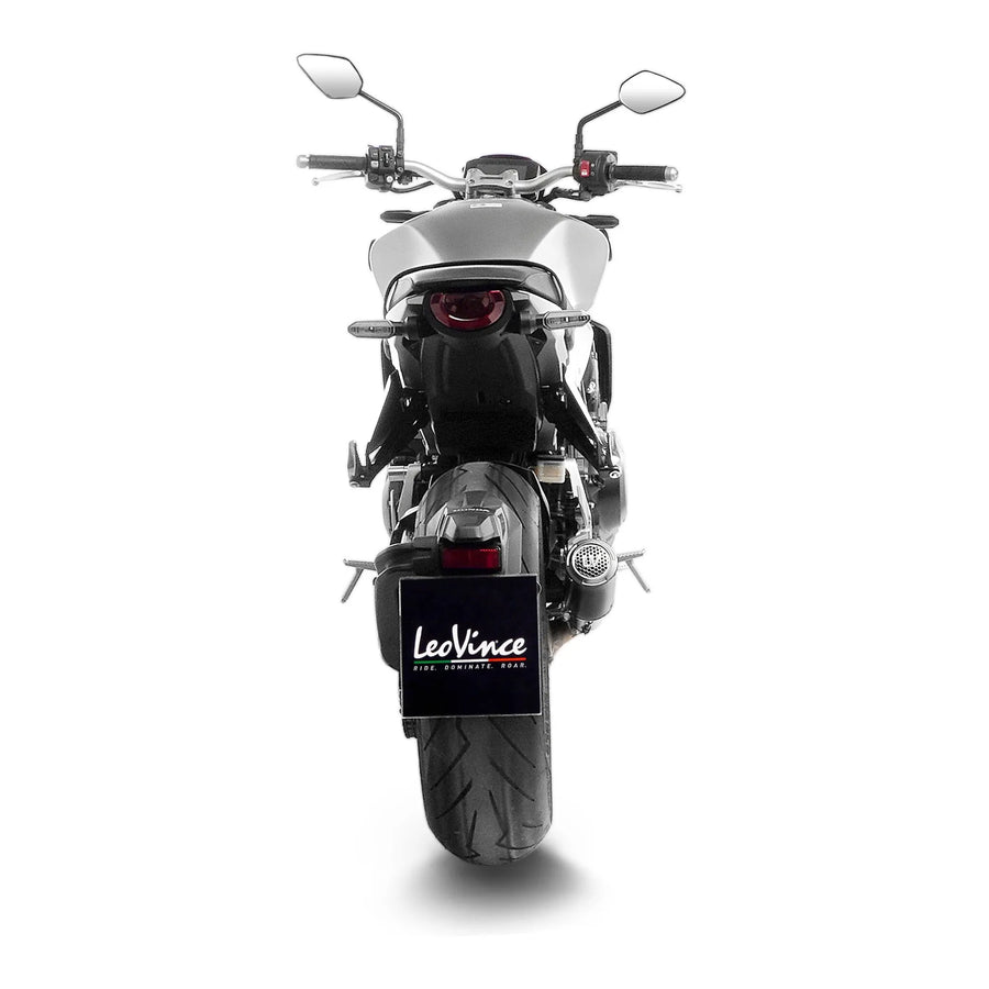 honda cb 1000 [LEOVINCE] – LV Corsa S Full Black Slip-On lyddemper